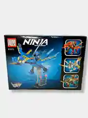Синий конструктор Ninja Ниндзя Свирепый Дракон, 4в1, 156-181 деталь