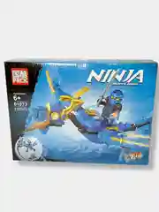Синий конструктор Ninja Ниндзя Свирепый Дракон, 4в1, 156-181 деталь