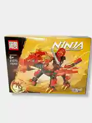 Желтый конструктор Ninja Ниндзя Свирепый Дракон, 4в1, 156-181 деталь