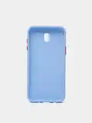 Небесно-голубой чехол Samsung Galaxy J5 2017 (SM-J530) силиконовый противоударный с усиленными углами