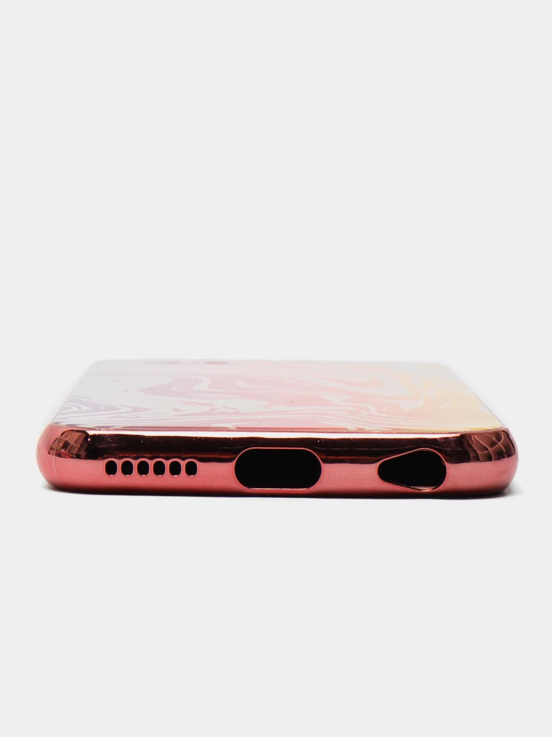 Оранжевый чехол iPhone 6/6s пластиковый абстракция