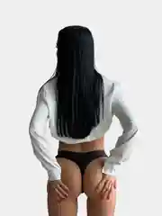 Черный трусы стринги женские, бесшовные