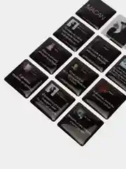 Бирюзовый 3d наклейки-стикеры на телефон "Macan (Макан)"