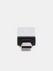 Серебряный otg переходник Type-C на USB (ОТГ)