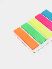 Закладки пластиковые с клеевым краем ErichKrause Neon, 12х44 мм, 100 листов, 5 цветов
