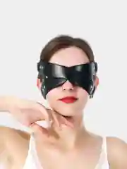 Сексуальная маска-повязка на глаза кожаная
