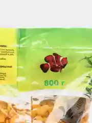 Желтый грунт для аквариума "Тритон", блестящий, крупный, цветной, 800 г