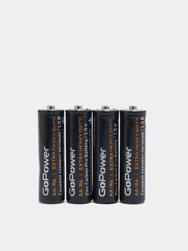 Батарейки АА, ААА GoPower, мизинчиковые ААА R03, пальчиковые АА R6
