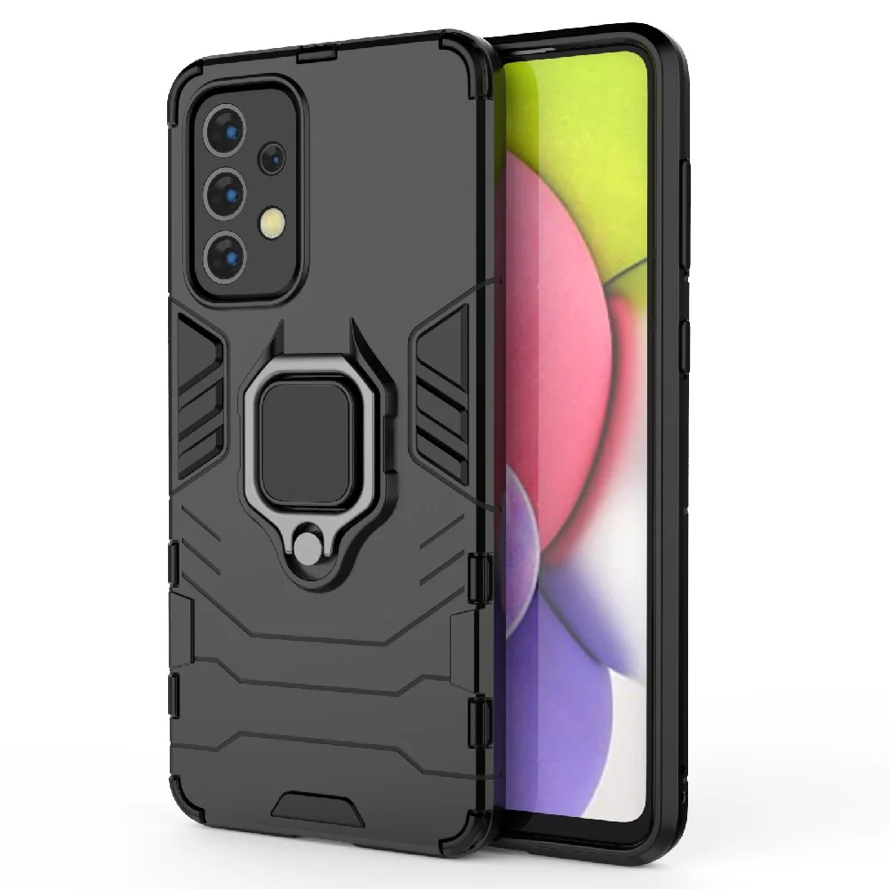 Чехол противоударный с кольцом-держателем на Samsung Galaxy A33 5G (Самсунг Галакси А33)