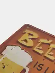 Зелёный хаки винтажные жестяные таблички "Beer"