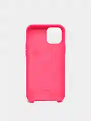 Розовый чехол силиконовый на iPhone 12 / 12 Pro