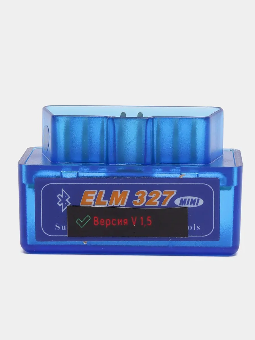 Голубой автосканер ELM327 OBD2
