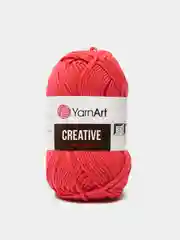 Коралловый пряжа YarnArt Creative, 50 г, 85 м, 100% хлопок