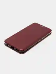 Багровый чехол-книжка для INFINIX Smart 6