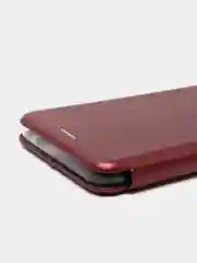 Багровый чехол-книжка для INFINIX Smart 6