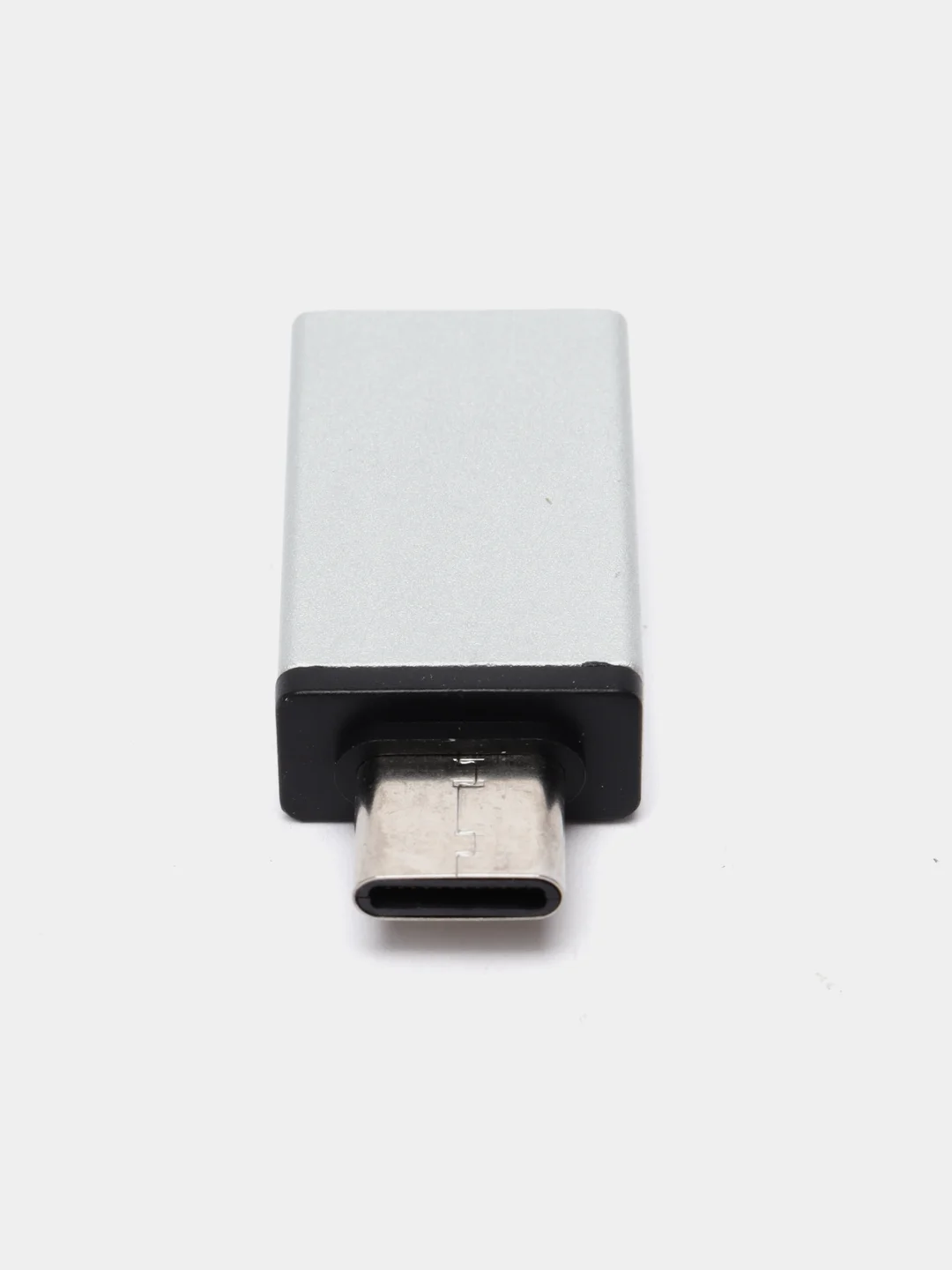 Серебряный otg адаптер USB Type-C - USB 3.0