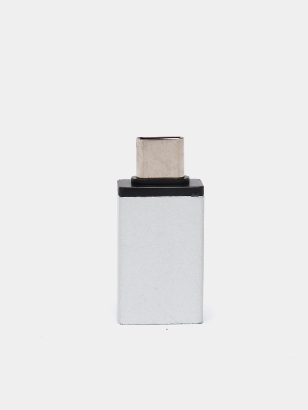 Серебряный otg адаптер USB Type-C - USB 3.0