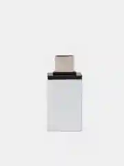 Серебряный otg адаптер USB Type-C - USB 3.0