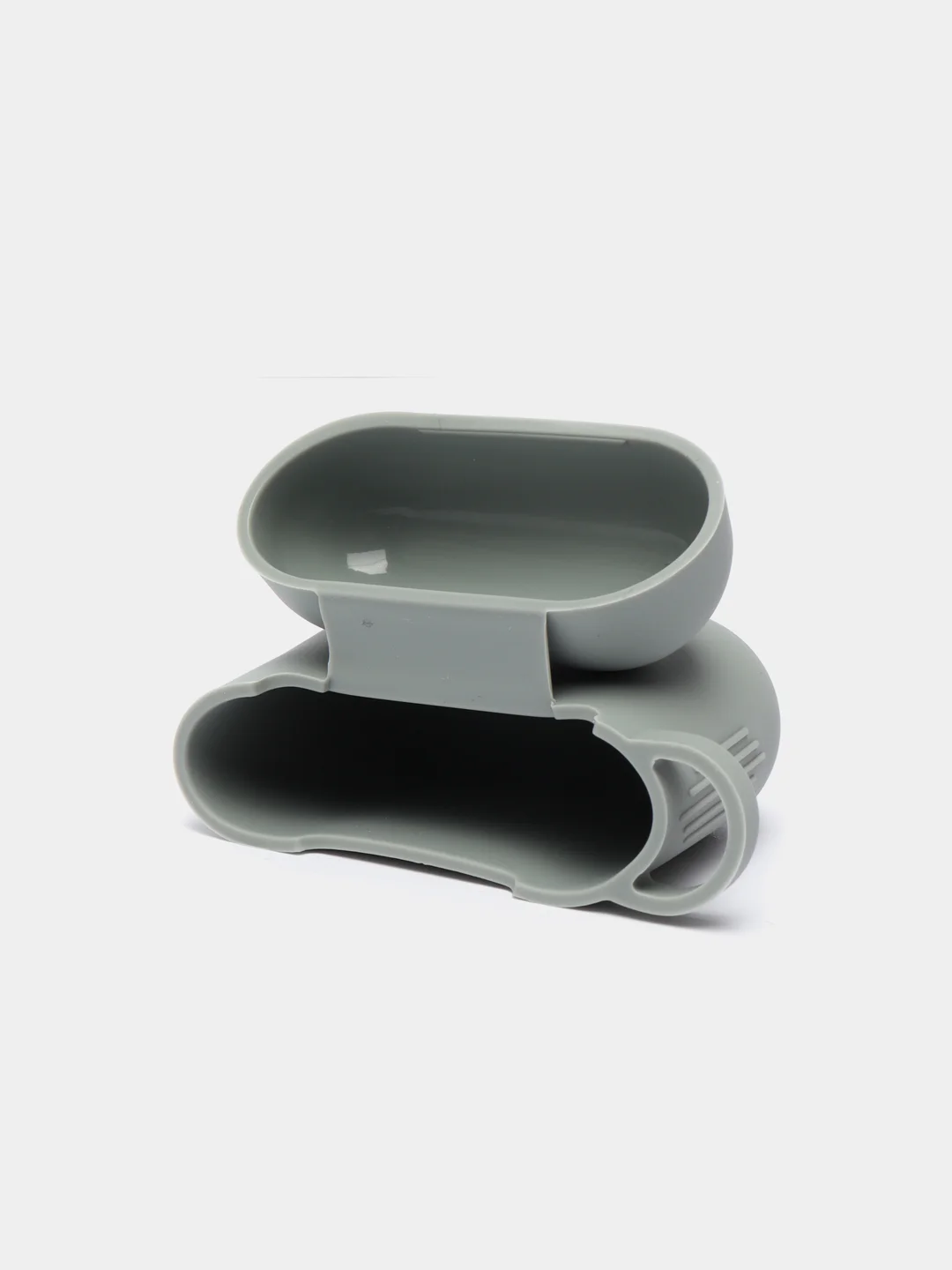 Серый чехол для наушников Apple AirPods 1, 2, TWS i9s, i10, i12, i13, i14, i15, i100