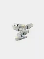 Белый автомобильная светодиодная лампа Т5 3014 2 SMD, 5 штук