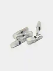 Белый автомобильная светодиодная лампа Т5 3014 2 SMD, 5 штук