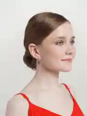 Белый серьги Ewe