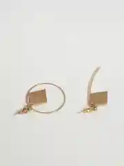 Белый серьги Ewe