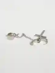 Серебряный серьга из стали для украшения уха с обманкой