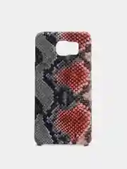 Серый силиконовый матовый чехол для SamsungA5 16, змеиная кожа