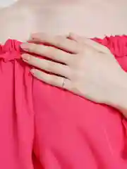 Серебряный кольцо под серебро Угол
