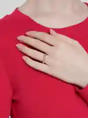 Золотой кольцо металлическое