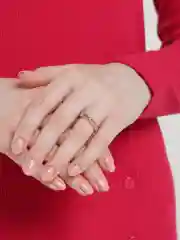 Золотой кольцо металлическое