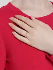 Золотой кольцо металлическое Плетенное