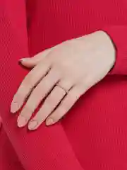 Золотой кольцо металлическое Плетенное