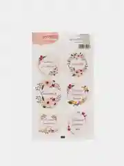 Молочный наклейки-стикеры для ежедневника и букета / Наклейки на подарок