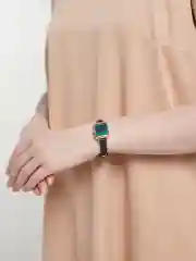 Зеленый часы наручные женские, классические, кварцевые часы
