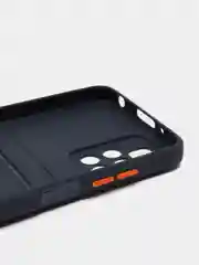 Темно-синий чехол с отделением для пластиковой карты XIAOMI REDMI 10