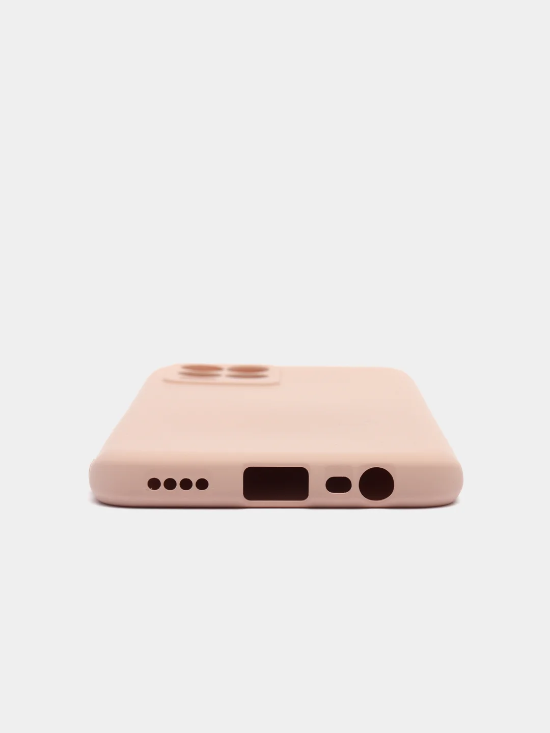 Розовый чехол для Realme 8 / 8 Pro c защитой камеры и бархатом внутри