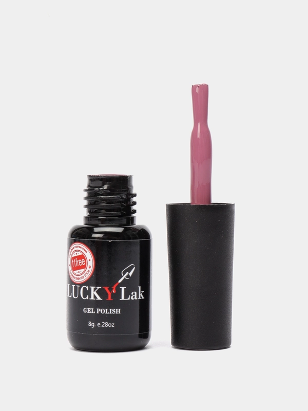 Гель-лак для ногтей LuckyLak FL №78, 8 g, натуральный розовый нюдовый френч для маникюра