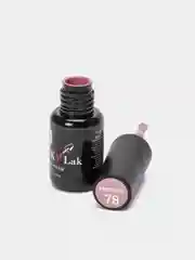 Гель-лак для ногтей LuckyLak FL №78, 8 g, натуральный розовый нюдовый френч для маникюра