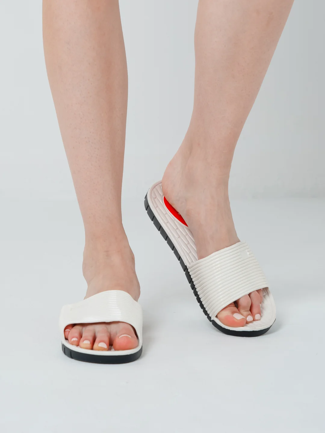 Белый сланцы женские, размеры 36-41