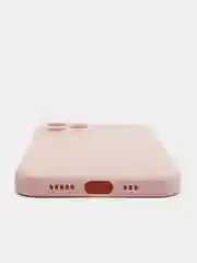 Пудровый силиконовый чехол для iPhone 12, 12 pro, 12 pro max