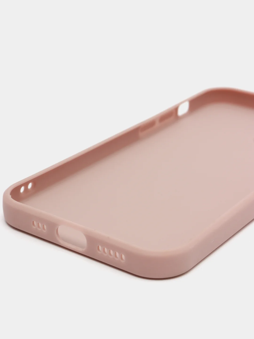Пудровый силиконовый чехол для iPhone 12, 12 pro, 12 pro max