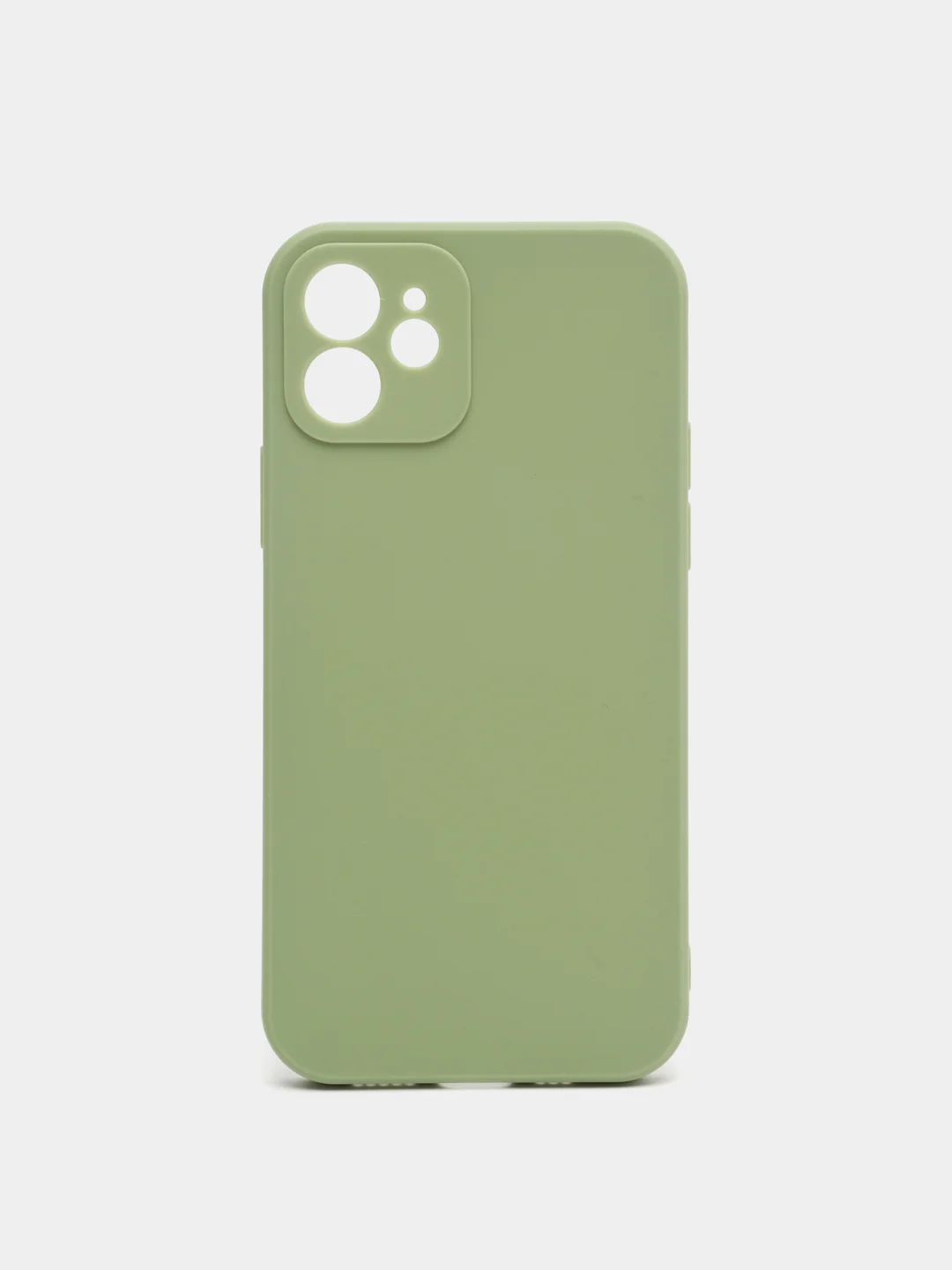 Зелёный хаки силиконовый чехол для iPhone 12, 12 pro, 12 pro max