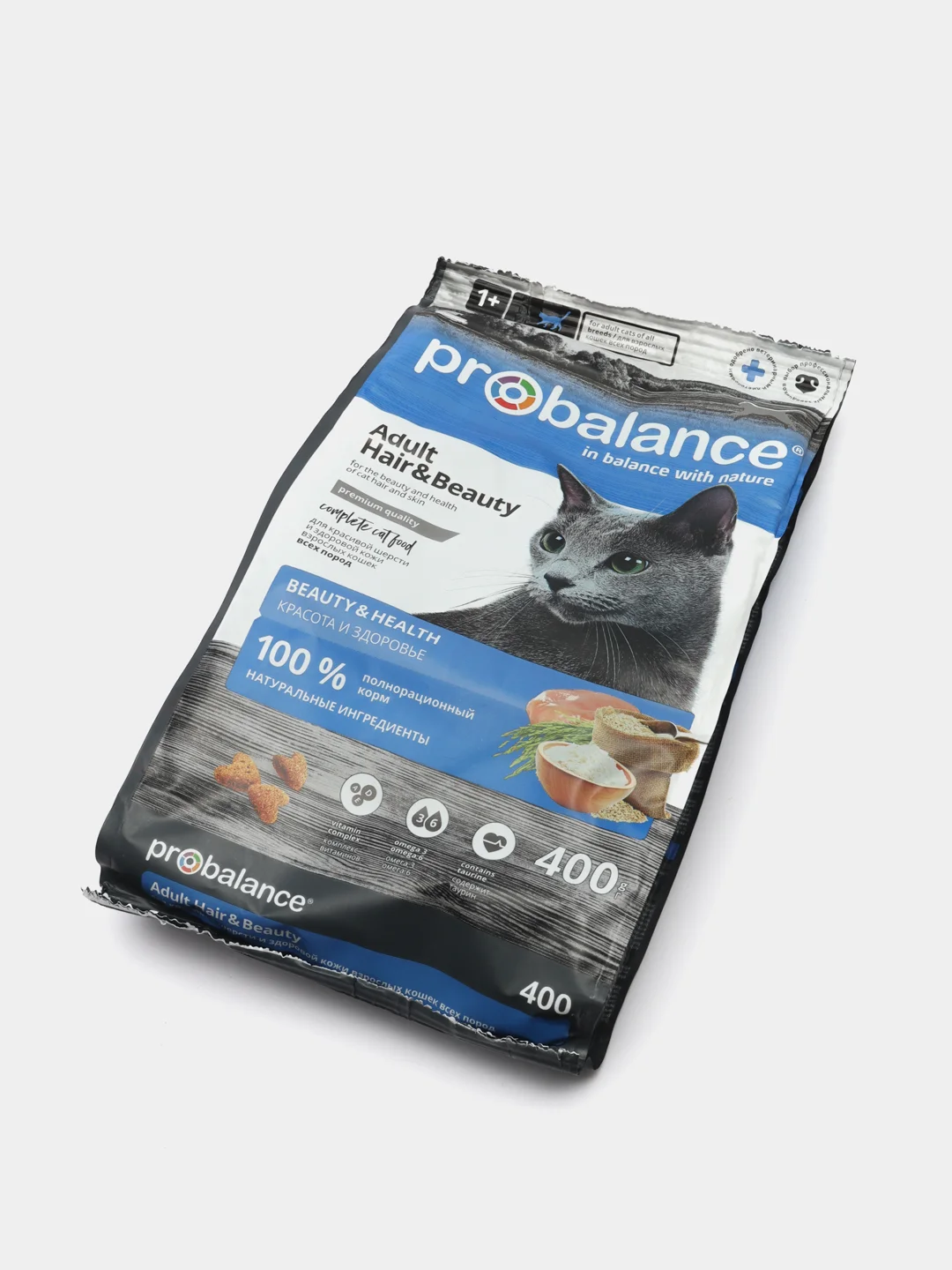 Корм сухой для кошек ProBalance "Hair & Beauty", для красоты шерсти и здоровья кожи, 400 г