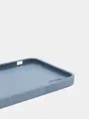 Небесно-голубой чехол для iPhone XR, силиконовый, со стеклянной панелью