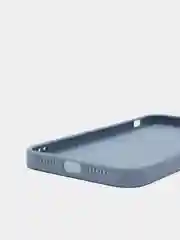 Небесно-голубой чехол для iPhone XR, силиконовый, со стеклянной панелью