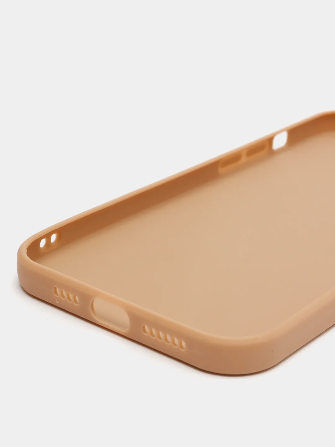 Бежевый силиконовый чехол для iPhone 12, 12 pro, 12 pro max