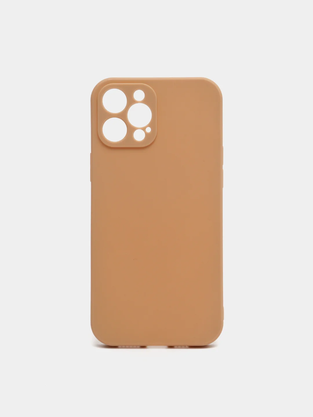 Бежевый силиконовый чехол для iPhone 12, 12 pro, 12 pro max
