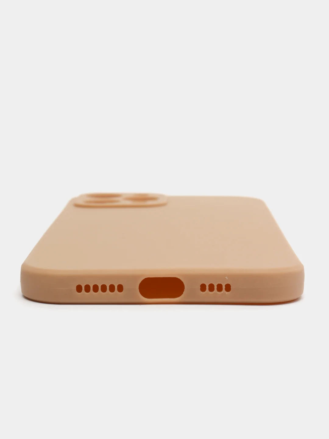 Бежевый силиконовый чехол для iPhone 12, 12 pro, 12 pro max